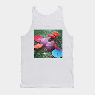 Abandoned umbrellas Tank Top